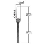 Self Adhesive Brush Bottom Door Seal