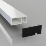 Standard UPVC Door Infill End Caps