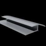 Curved Edge Ramp Flooring Trim (M131)